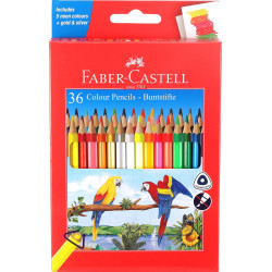 36 colour pencils