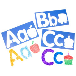 Big Alphabet and Picture Stencils