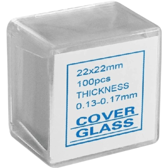  Microscopic Cover Glass 22x22mm (100pcs)