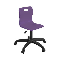 Titan Senior Swivel Chair with Black Base H460-560mm