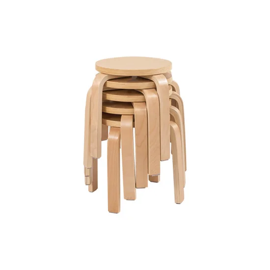 Wooden Stackable Stool- H350mm