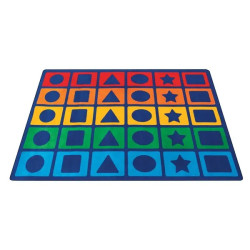 Rainbow Shapes Carpet