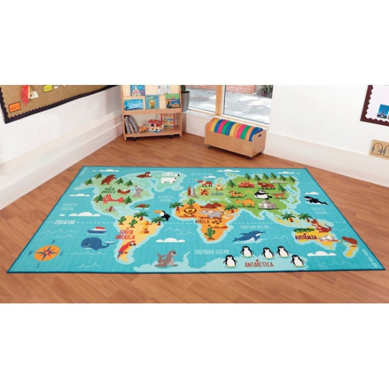 Animals & Places of the World Carpet