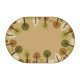 Calming Trees Oval - Small