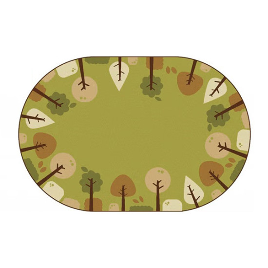 Calming Trees Oval - Small