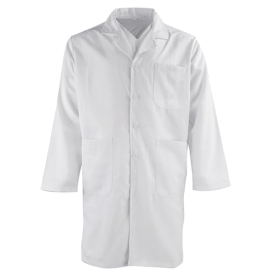  White Labcoat Size XL