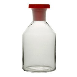 Benchmark Reagent Bottle Clear 50ml with plastic stopper