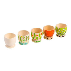 Wooden Egg Cups
