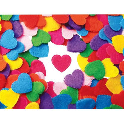 Felt Heart Shapes