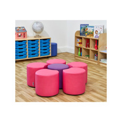 Flower Foam Seat Set – Five Petals & One Dot