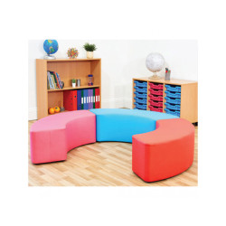 Large Curved Foam Seat – Set of 3