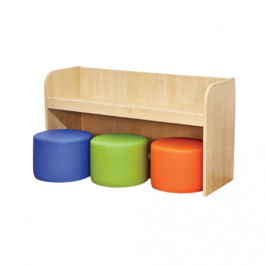Activity Bench with Three Dot Seats