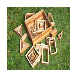 Wooden building blocks - Large