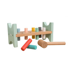 Owl & Fox Wooden Hammer Bench