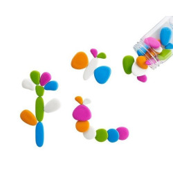 Fluro Rainbow Pebbles