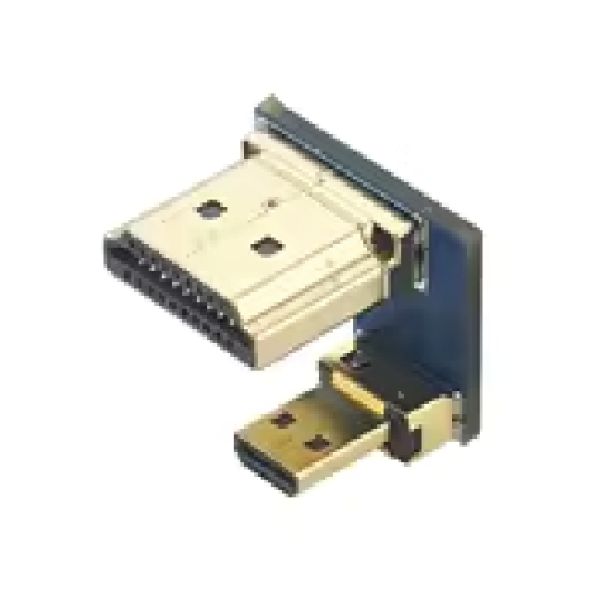 HDMI Connector HDMI To Micro HDMI Adapter for 5 Inch Raspberry Pi Screen Display 