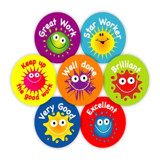 Sticker - Coloured Blobs