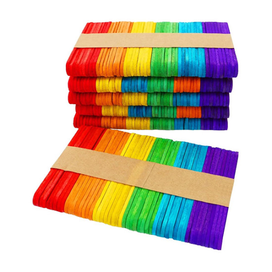 Lolly Sticks - Colored 250PCS