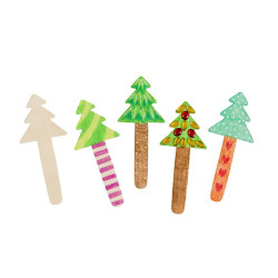 Wooden Craft Sticks - Fir Tree
