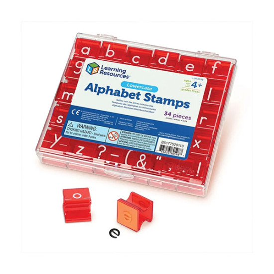 Alphabet and Punctuation Stamp Sets Lowercase