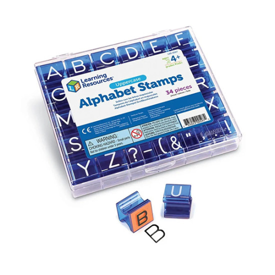 Alphabet and Punctuation Stamp Sets Uppercase