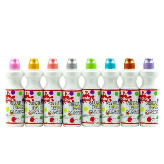 Scola Chubbi Paint Markers Assorted Metallics