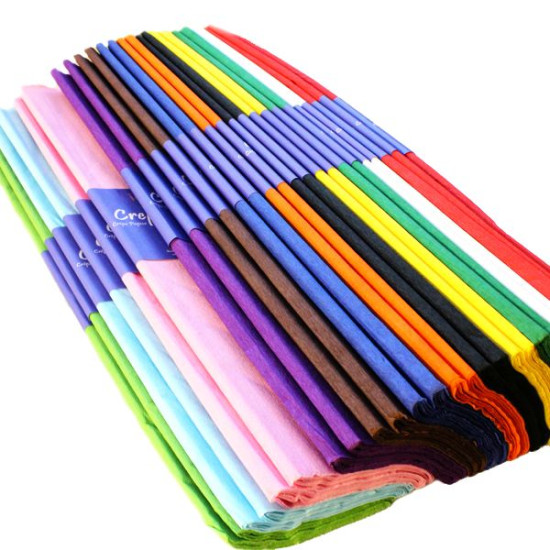 Crepe Paper - Assorted 24PCS