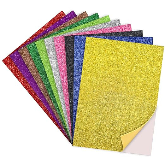 Foam sheets - Glitter (self adhesive)