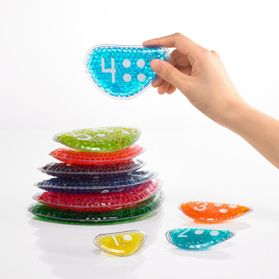 Sensory Rainbow Pebbles