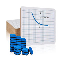Dry Erase XY Axis Graph Lap Boards