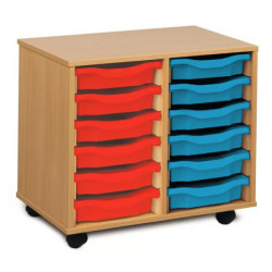 Shallow Tray Unit - 12 trays