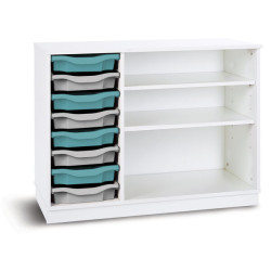 Premium - 8 Shallow Tray Unit with 2 Adjustable Shelves