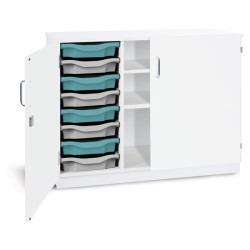 Premium - 8 Shallow Tray Unit with 2 Adjustable Shelves