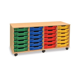 Shallow Tray Unit - 24 trays