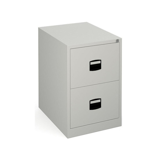 Bisley Contract 2 Drawer Steel Filing Cabinet 