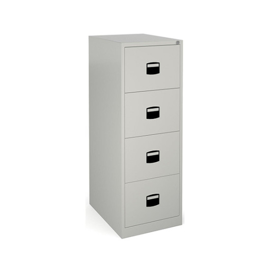 Bisley Contract 4 Drawer Steel Filing Cabinet 