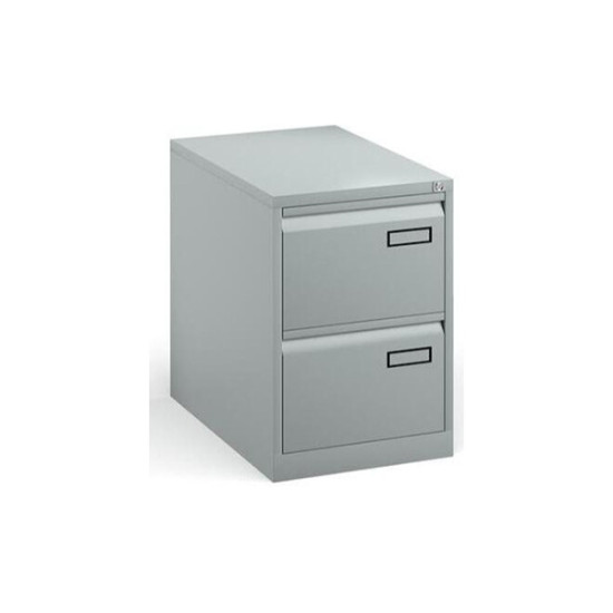 Bisley 2 Drawer Steel Filing Cabinet 