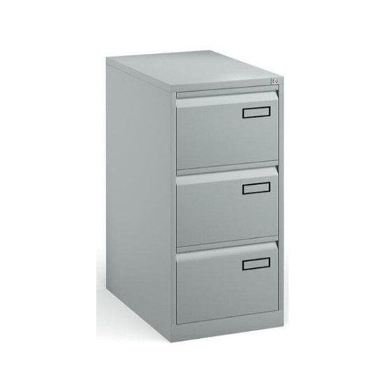 Bisley 3 Drawer Steel Filing Cabinet 