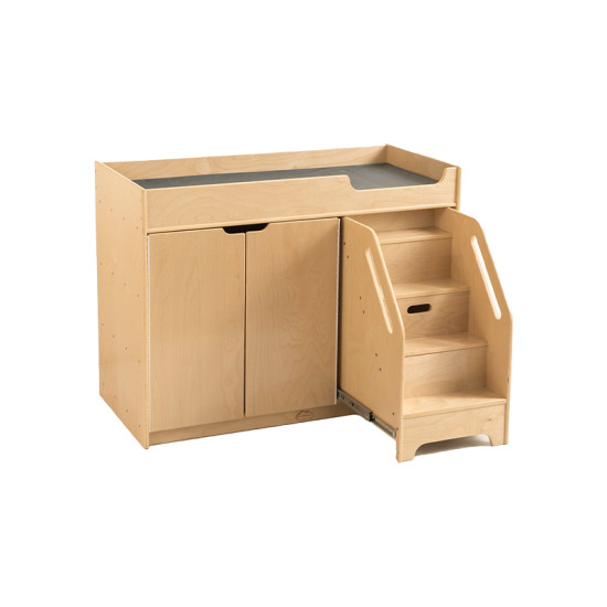 Diaper Changing Table with Stairs