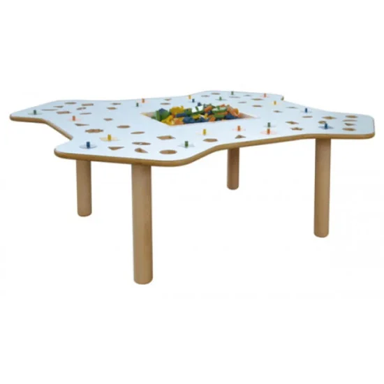 Wooden Activity Table (Shapes) H700mm