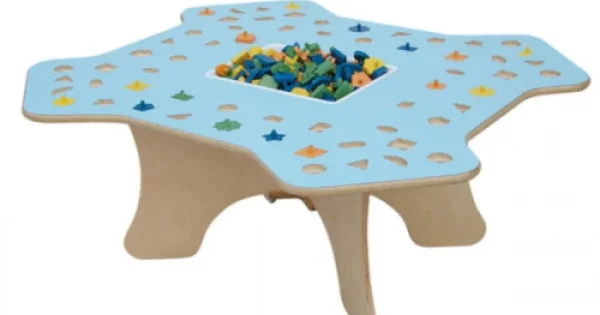Wooden Activity Table (Shapes) H400mm