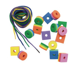Colorful Jumbo Foam Beads Kit