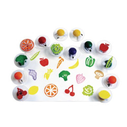 Easy-Grip Fruit & Veggies Stampers