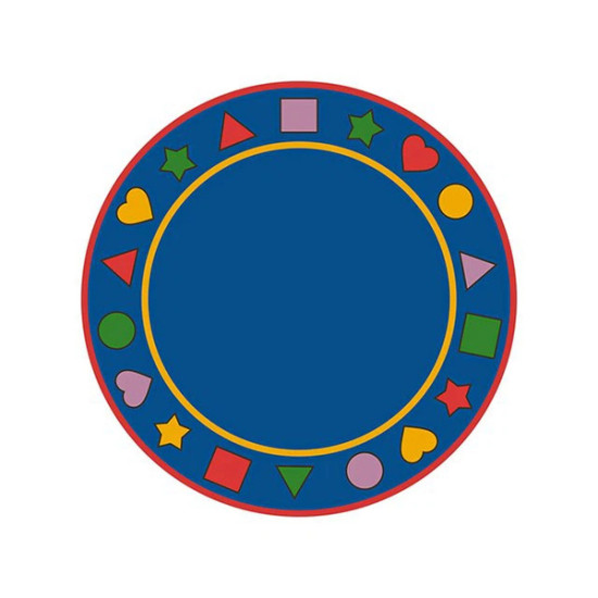 Blue Circle Carpet