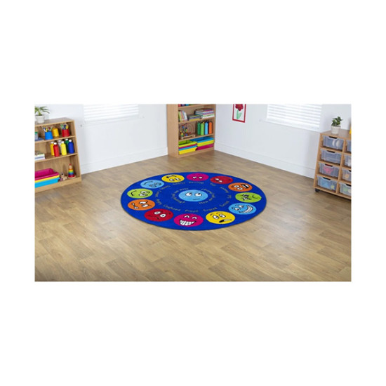 Emotions Circular Carpet