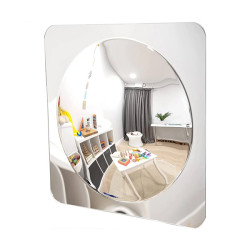 Large Single Dome Acrylic Mirror Panel