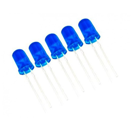 BLUE LED 5mm (Set of 5pcs)