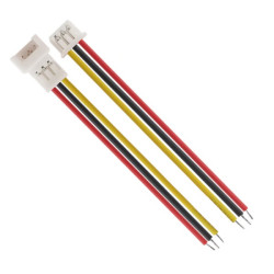 3P JST1.25mm Male to Female Connector Cable (3P  Male+Female 20cm)