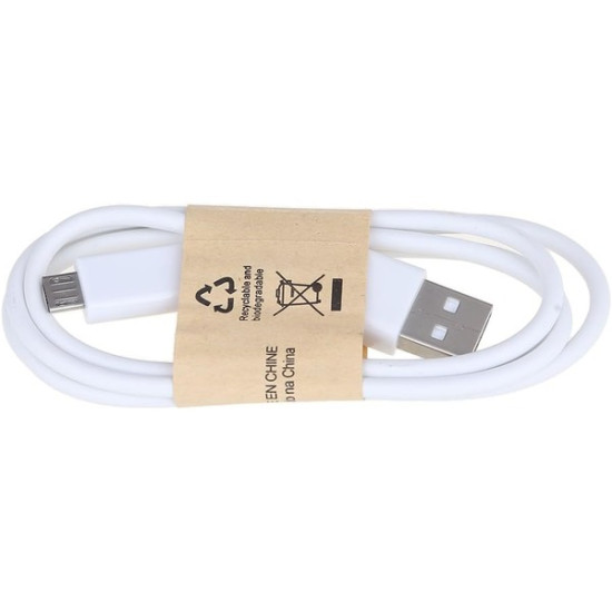 Micro USB Cable for Android/Raspberry Pi White 1m
