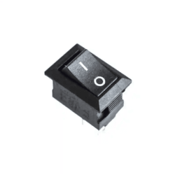 Black 2Pin Rocker Switch (Pack of 2pcs) 